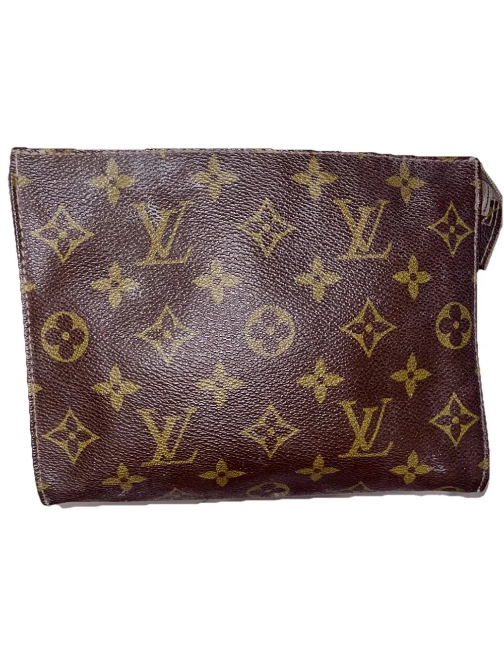 Vintage LOUIS VUITTON Monogram Poche Toilette Makeup Case Highly Collectible